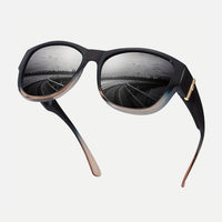Black-ToTan Gradient Polarized Gray Lens